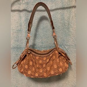 KATHY VAN ZEELAND TAN BAG